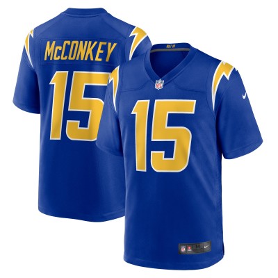 Игровая джерси Ladd McConkey Los Angeles Chargers Nike Alternate Game -  Royal