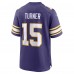 Игровая джерси Dallas Turner Minnesota Vikings Nike Alternate Game -  Purple