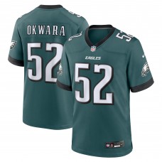 Игровая джерси Julian Okwara Philadelphia Eagles Nike Game - Midnight Green