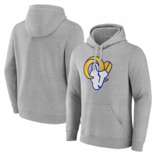 Los Angeles Rams Fanatics Deliver Fleece Pullover Hoodie - Heather Gray