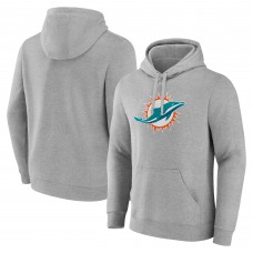 Толстовка Miami Dolphins Fanatics Heather Gray Deliver Fleece