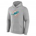 Толстовка Miami Dolphins Fanatics Heather Gray Deliver Fleece