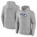 Seattle Seahawks Fanatics Heather Gray Deliver Fleece Pullover Hoodie Seattle Seahawks Fanatics Heather Gray Deliver Fleece Pullover Hoodie