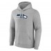 Seattle Seahawks Fanatics Heather Gray Deliver Fleece Pullover Hoodie