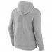 Cincinnati Bengals Fanatics Heather Gray Deliver Fleece Pullover Hoodie