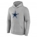 Толстовка Dallas Cowboys Fanatics Heather Gray Deliver Fleece