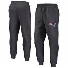 New England Patriots Fanatics Heather Charcoal Boost Fleece Joggers