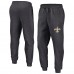 New Orleans Saints Fanatics Heather Charcoal Boost Fleece Joggers