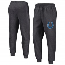 Indianapolis Colts Fanatics Heather Charcoal Boost Fleece Joggers