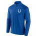 Indianapolis Colts Fanatics Royal Head-to-Head Raglan Quarter-Zip Jacket