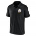 Pittsburgh Steelers Fanatics Black Making Waves Polo