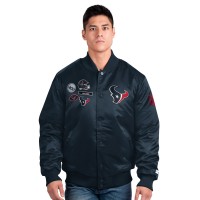 Куртка на кнопках Houston Texans Starter Navy Exclusive Satin