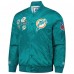 Куртка на кнопках Miami Dolphins Starter Aqua Exclusive Satin