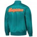 Куртка на кнопках Miami Dolphins Starter Aqua Exclusive Satin