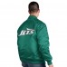 New York Jets Starter Green Exclusive Satin Full-Snap Varsity Jacket