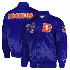Куртка на кнопках Denver Broncos Starter Royal Exclusive Satin