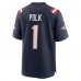 Игровая джерси JaLynn Polk New England Patriots Nike Team Game -  Navy