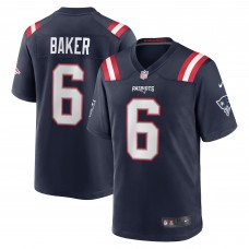 Игровая джерси Javon Baker New England Patriots Nike Team Game -  Navy