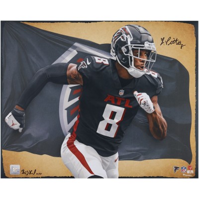Kyle Pitts Atlanta Falcons Autographed Fanatics Authentic 16 x 20 Photo Print - Art by Brian Konnick - Limited Edition of 50