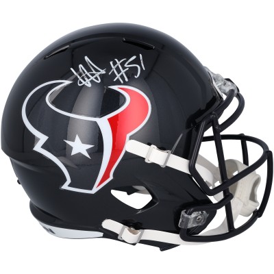 Will Anderson Jr. Houston Texans Autographed Fanatics Authentic 2024 Speed Replica Helmet