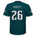 Дошкольникам Philadelphia Eagles Saquon Barkley Midnight Green Replica Player Jersey