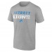 Футболка Detroit Lions Fanatics Heather Gray Fade Out