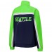 Женская Seattle Seahawks G-III 4Her by Carl Banks College Navy Post Game Full-Zip Track Jacket