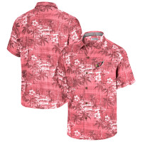 Arizona Cardinals Tommy Bahama Cardinal Coconut Point Isla Palmetta Camp Button-Up Shirt