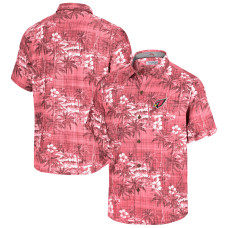 Arizona Cardinals Tommy Bahama Cardinal Coconut Point Isla Palmetta Camp Button-Up Shirt