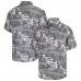 Рубашка с коротким рукавом Philadelphia Eagles Tommy Bahama Coconut Point Isla Palmetta Camp - Black