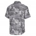 Рубашка с коротким рукавом Philadelphia Eagles Tommy Bahama Coconut Point Isla Palmetta Camp - Black