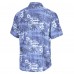 Рубашка с коротким рукавом Detroit Lions Tommy Bahama Coconut Point Isla Palmetta Camp - Blue