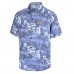 Los Angeles Rams Tommy Bahama Coconut Point Isla Palmetta Camp Button-Up Shirt - Powder Blue
