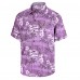 Рубашка с коротким рукавом Baltimore Ravens Tommy Bahama Coconut Point Isla Palmetta Camp - Purple