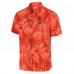 Рубашка с коротким рукавом Chicago Bears Tommy Bahama Orange Bahama Coast Nuevo Fronds Camp