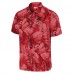 Рубашка с коротким рукавом San Francisco 49ers Tommy Bahama Bahama Coast Nuevo Fronds Camp - Scarlet