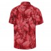 Рубашка с коротким рукавом San Francisco 49ers Tommy Bahama Bahama Coast Nuevo Fronds Camp - Scarlet