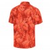Рубашка с коротким рукавом Cleveland Browns Tommy Bahama Orange Bahama Coast Nuevo Fronds Camp