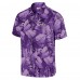 Рубашка с коротким рукавом Baltimore Ravens Tommy Bahama Bahama Coast Nuevo Fronds Camp - Purple