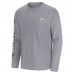 Pittsburgh Steelers Tommy Bahama Gray Oasis Endzone Lux Long Sleeve T-Shirt