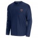 Футболка с длинным рукавом Chicago Bears Tommy Bahama Navy Oasis Endzone Lux