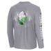 Футболка с длинным рукавом Arizona Cardinals Tommy Bahama Gray Oasis Endzone Lux