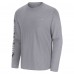 Los Angeles Chargers Tommy Bahama Gray Oasis Endzone Lux Long Sleeve T-Shirt