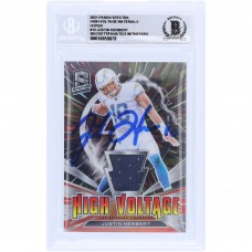 Justin Herbert Los Angeles Chargers Autographed 2021 Panini Spectra High Voltage Relic #HV-JH #20/75 Beckett Fanatics Witnessed Authenticated 10 Card