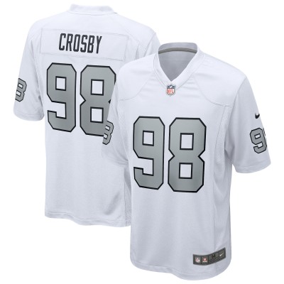 Игровая джерси Maxx Crosby Las Vegas Raiders Nike Alternate Game - White