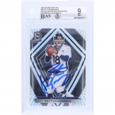 Peyton Manning Denver Broncos Autographed 2020 Panini Spectra #18 #12/99 Beckett Fanatics Witnessed Authenticated 10 Card