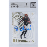 JaMarr Chase Cincinnati Bengals Autographed 2021 Panini Illusions Illusionists #Ill-16 Beckett Fanatics Witnessed Authenticated 9/10 Rookie Card