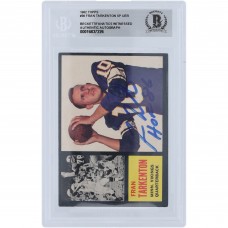 Fran Tarkenton Minnesota Vikings Autographed 1962 Topps #90 Beckett Fanatics Witnessed Authenticated Rookie Card with HOF 86 Inscription