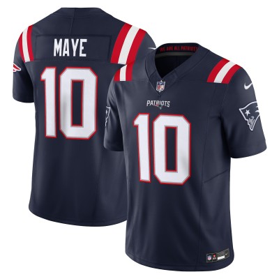 Игровая джерси Drake Maye New England Patriots Nike Vapor F.U.S.E. Limited - Navy