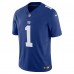 Джерси New York Giants Malik Nabers Nike Royal Vapor F.U.S.E. Limited
